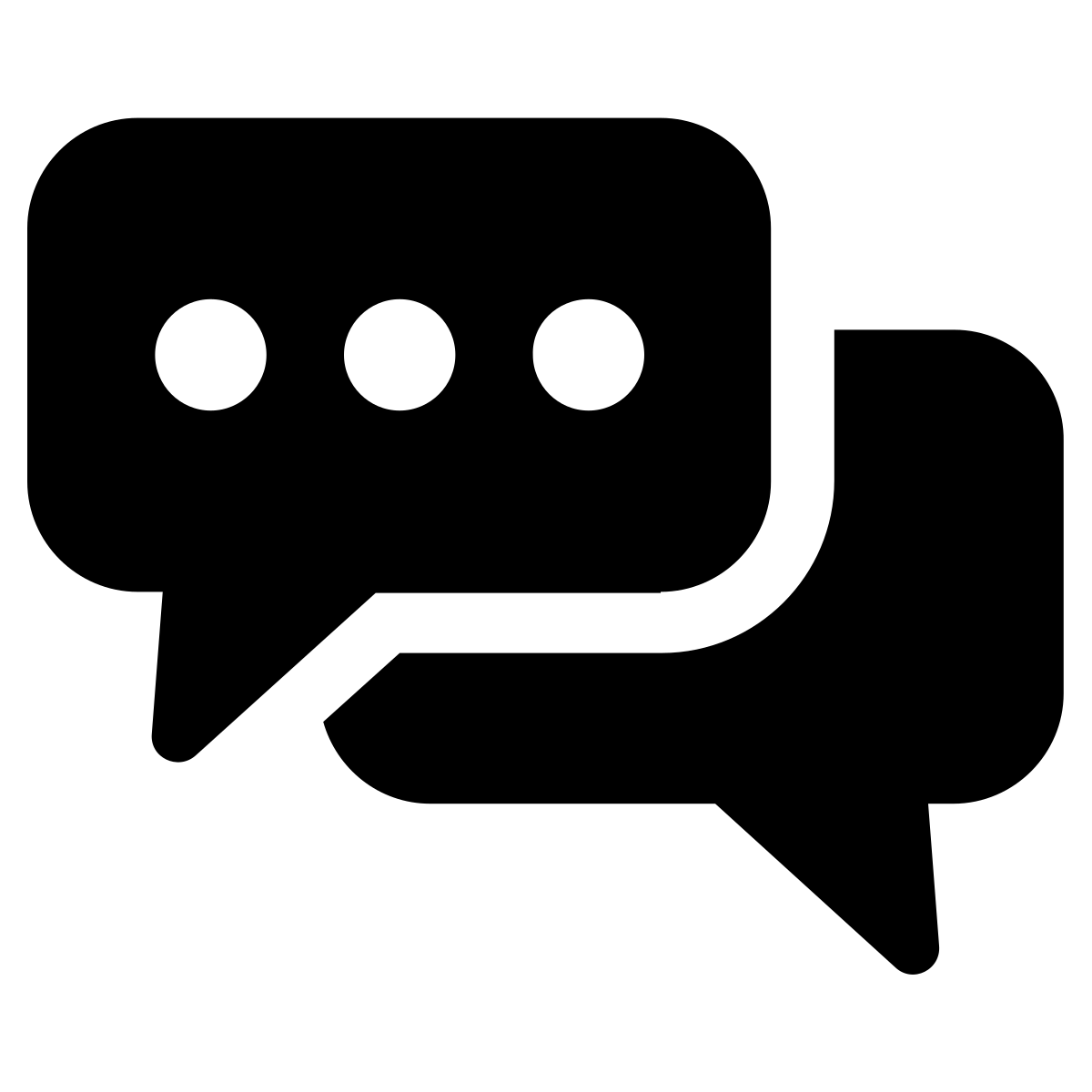 Illustration of speech bubbles, for communication.